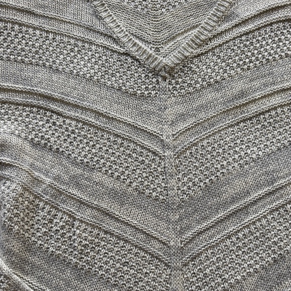 Maurices Light Gray V-Neck Sweater - Picture 3 of 3